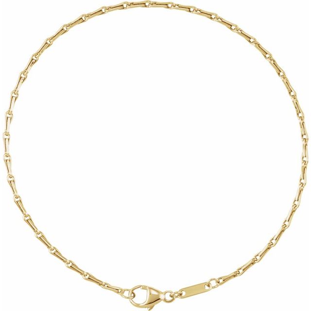 Armbånd med stav – 14K gult gull fra Smykke24