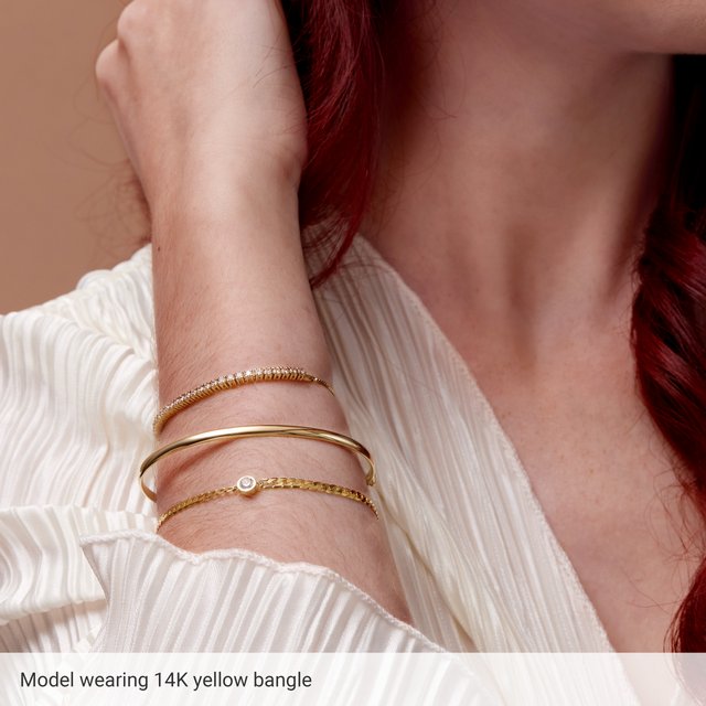 Armring – 14K gult gull fra Smykke24