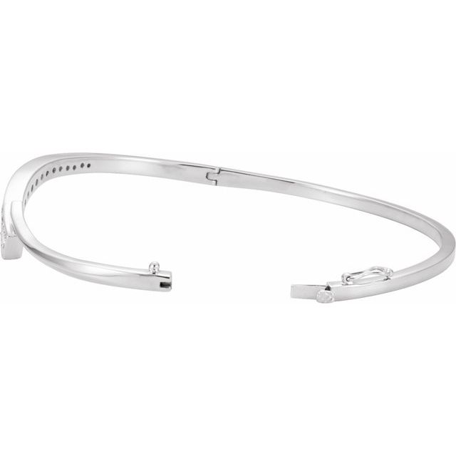 Armring – 14K hvitt gull fra Smykke24