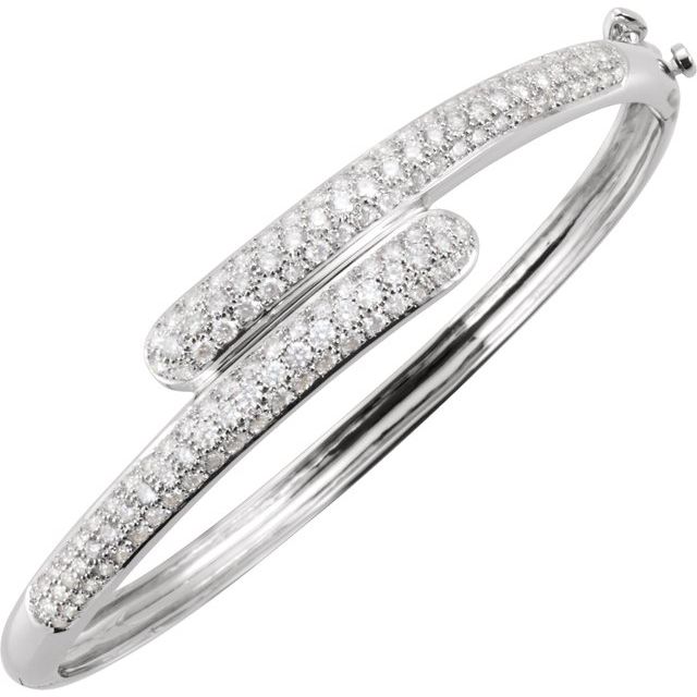 Armring – 14K hvitt gull fra Smykke24