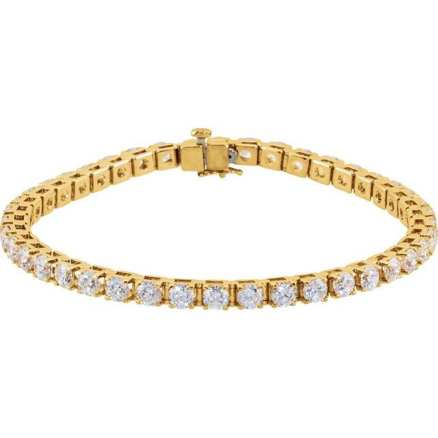 Tennisarmbånd – 14K gult gull fra Smykke24
