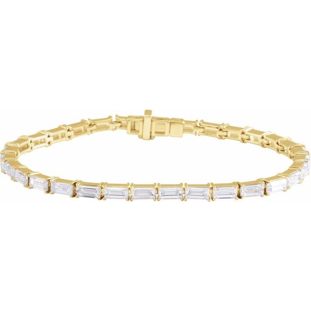 Tennisarmbånd – 14K gult gull fra Smykke24