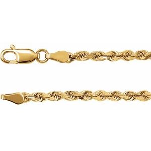 Taukjede i 14K gull – 2,8–3,9 mm – 45–60 cm