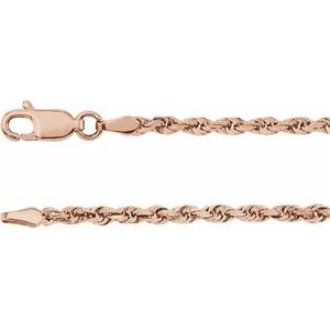 Taukjede i 14K gull – 2,5 mm – 45–60 cm