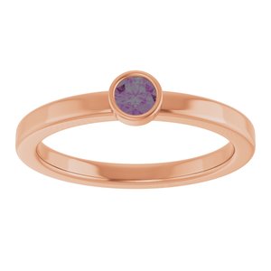 Ring med laboratoriedyrket edelsten – modell 72550