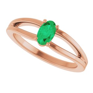 Ring med laboratoriedyrket edelsten – modell 19401