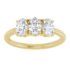 Ring med laboratoriedyrket diamant – modell 71833
