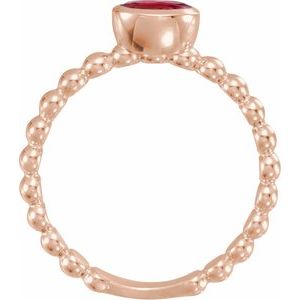 Ring med laboratoriedyrket edelsten – modell 71623