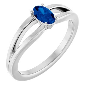Ring med laboratoriedyrket edelsten – modell 19401