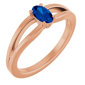 Ring med laboratoriedyrket edelsten – modell 19401
