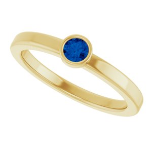 Ring med laboratoriedyrket edelsten – modell 72550