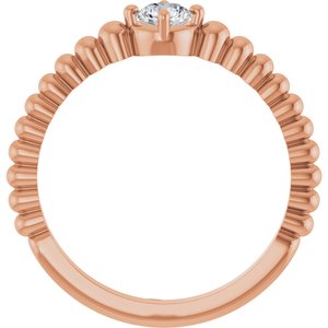 Ring med laboratoriedyrket edelsten – modell 72561