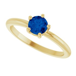 Ring med laboratoriedyrket edelsten – modell 72532