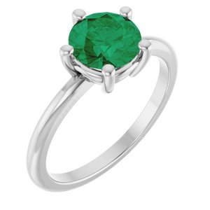 Ring med laboratoriedyrket edelsten – modell 72532