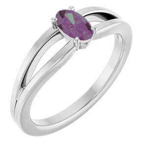 Ring med laboratoriedyrket edelsten – modell 19401