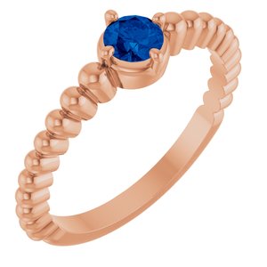Ring med laboratoriedyrket edelsten – modell 72561
