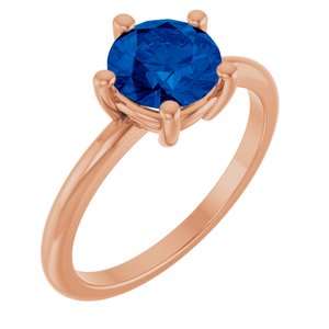 Ring med laboratoriedyrket edelsten – modell 72532