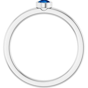 Ring med laboratoriedyrket edelsten – modell 72550