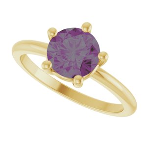 Ring med laboratoriedyrket edelsten – modell 72532