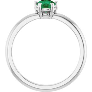 Ring med laboratoriedyrket edelsten – modell 72532