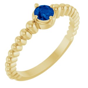 Ring med laboratoriedyrket edelsten – modell 72561