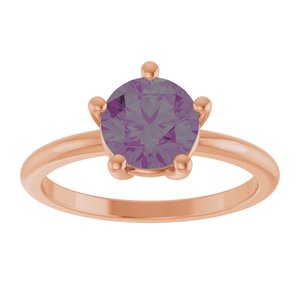 Ring med laboratoriedyrket edelsten – modell 72532