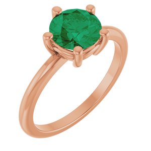 Ring med laboratoriedyrket edelsten – modell 72532