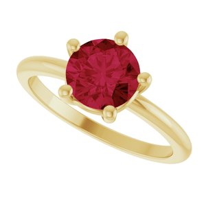 Ring med laboratoriedyrket edelsten – modell 72532