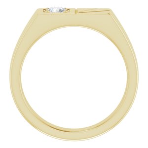 Ring med laboratoriedyrket diamant – modell 9848