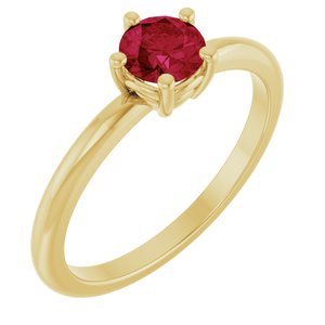 Ring med laboratoriedyrket edelsten – modell 72532