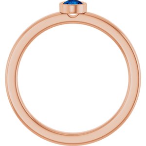 Ring med laboratoriedyrket edelsten – modell 72550