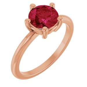 Ring med laboratoriedyrket edelsten – modell 72532