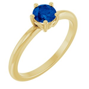 Ring med laboratoriedyrket edelsten – modell 72532