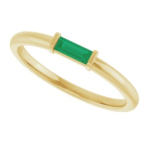Ring med laboratoriedyrket edelsten – modell 122887