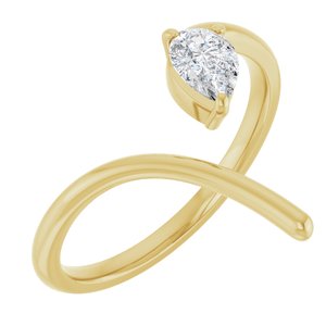 Ring med laboratoriedyrket diamant – modell 123110