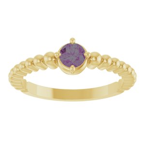 Ring med laboratoriedyrket edelsten – modell 72561