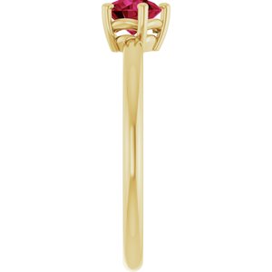 Ring med laboratoriedyrket edelsten – modell 72532
