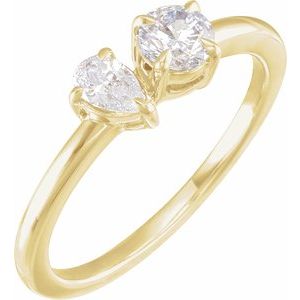 Ring med laboratoriedyrket diamant – modell 688919