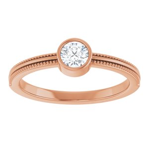 Ring med laboratoriedyrket edelsten – modell 72555