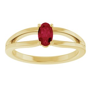 Ring med laboratoriedyrket edelsten – modell 19401