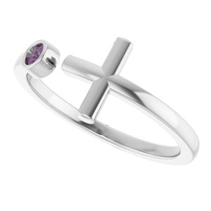 Ring med laboratoriedyrket edelsten – modell R43083