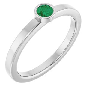 Ring med laboratoriedyrket edelsten – modell 72550