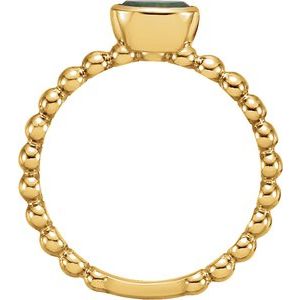 Ring med laboratoriedyrket edelsten – modell 71623