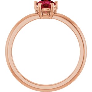 Ring med laboratoriedyrket edelsten – modell 72532