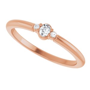 Ring med laboratoriedyrket diamant – modell 124656