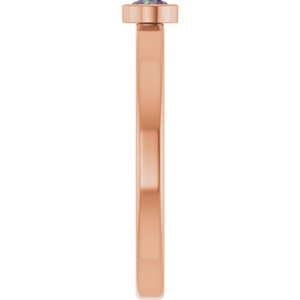Ring med laboratoriedyrket edelsten – modell 72550