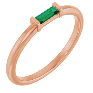 Ring med laboratoriedyrket edelsten – modell 122887