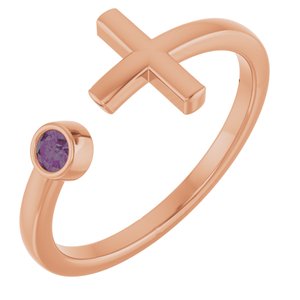Ring med laboratoriedyrket edelsten – modell R43083
