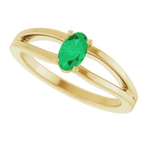 Ring med laboratoriedyrket edelsten – modell 19401
