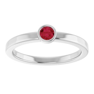 Ring med laboratoriedyrket edelsten – modell 72550